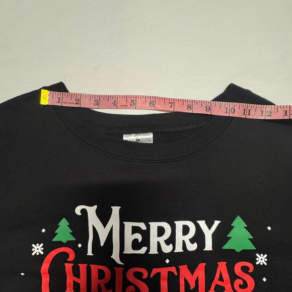 Black Ugly Christmas Sweater Home Alone Filthy Animal XL (16-17) - Picture 11 of 11